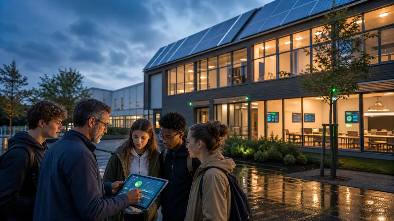Image d'illustration de l'article sur un lycée piloté par l'IA pour réduire sa consommation énergétique