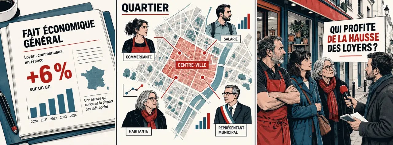 Méthode pour trouver des angles originaux pour un sujet économique local, du fait général à l'enquête de terrain