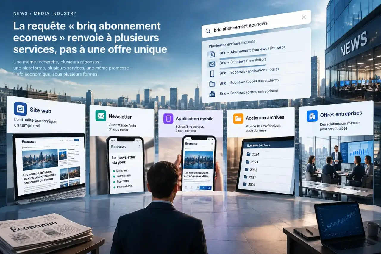 La requête « briq abonnement econews » renvoie à plusieurs services, pas à une offre unique