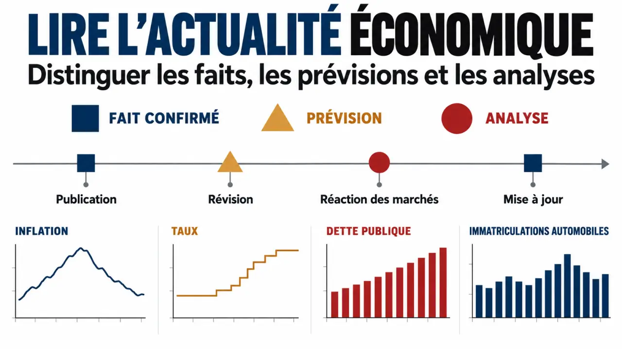 Infographie pour comprendre l’actualité économique Boursorama et ses principaux indicateurs