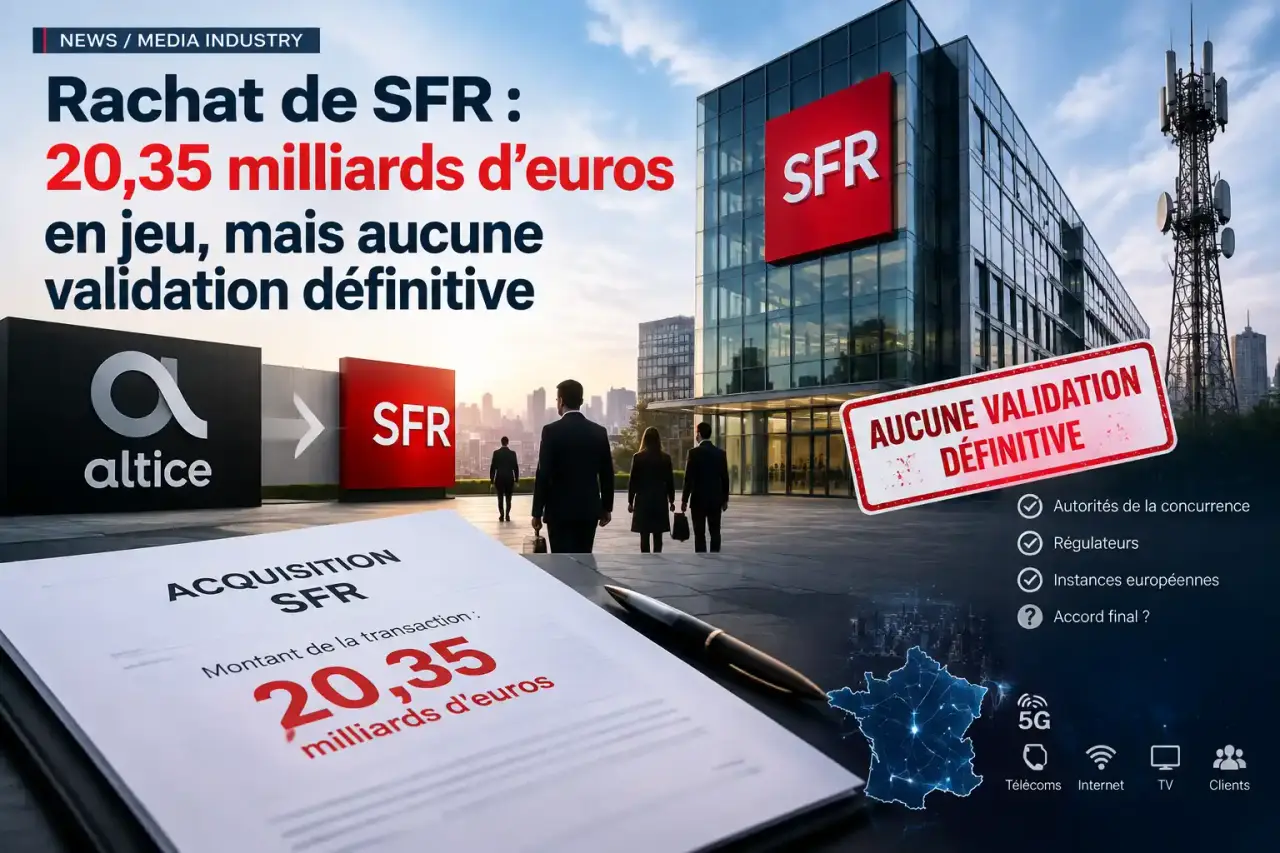 Rachat de SFR : 20,35 milliards d’euros en jeu, mais aucune validation définitive